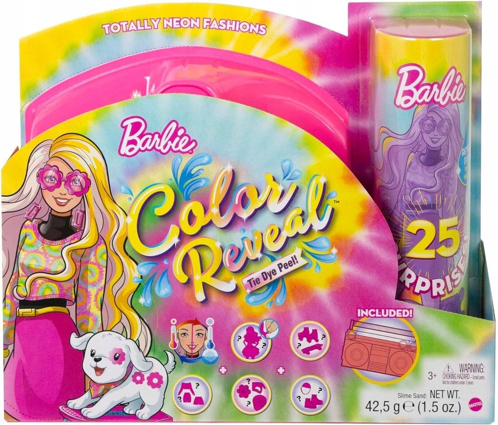 BARBIE Color Reveal TOTALLY NEON HCD26