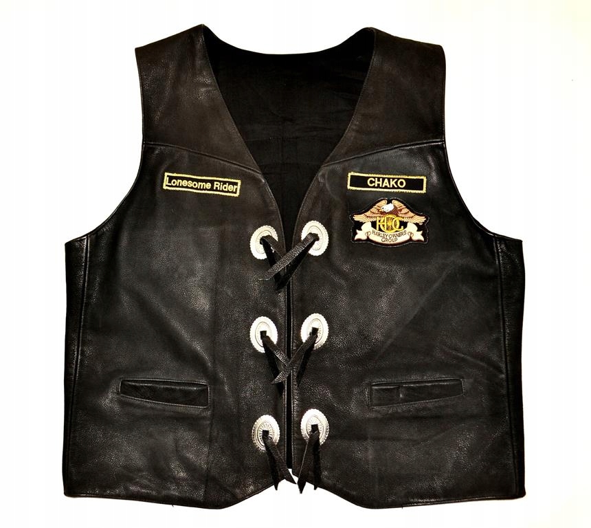 23. HARLEY OWNERS GROUP MOTOCYKLOWA LEATHER XL