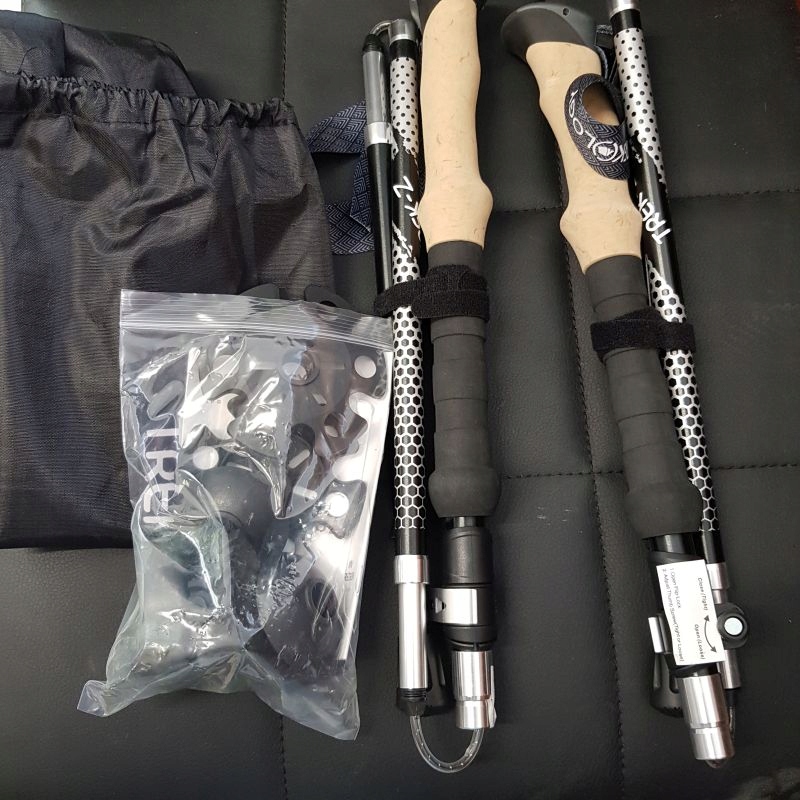 TREKOLOGY TrekZ składane LEKKIE kijki trekkingowe 12652337034