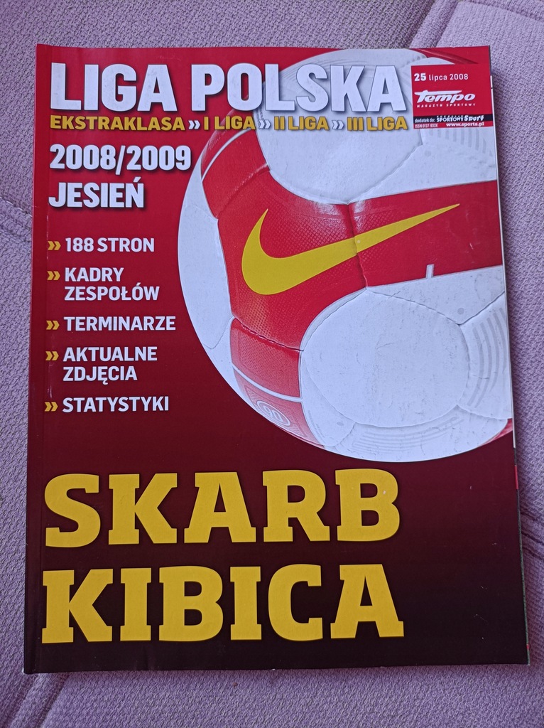 SKARB KIBICA PRZEGLĄD LIGA POLSKA JESIEŃ 2008/2009