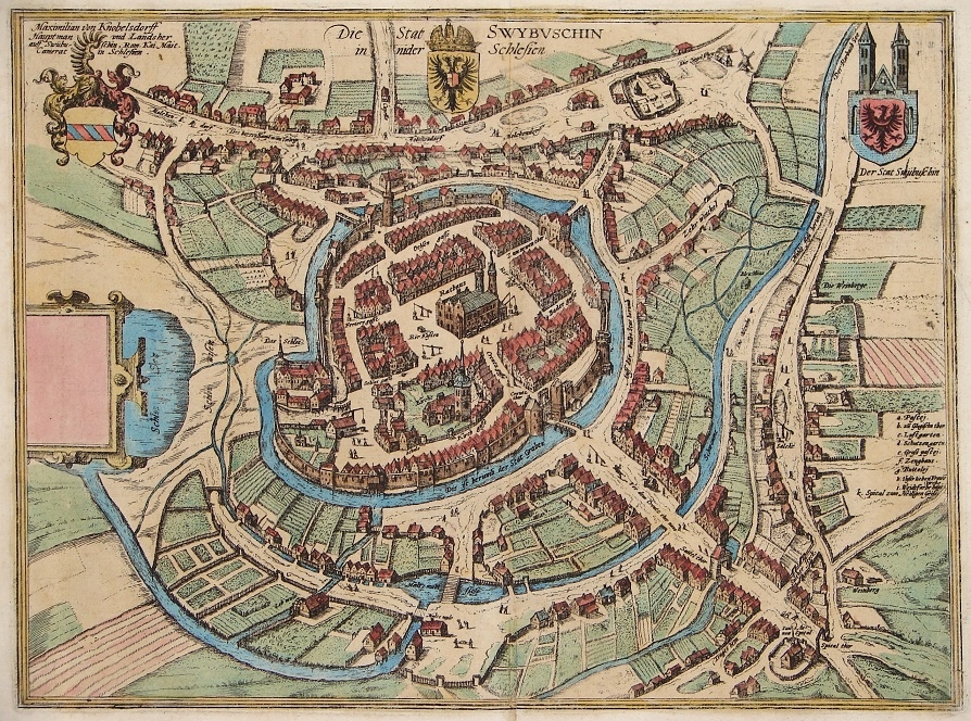 Świebodzin SWYBUSCHIN Braun Hogenberg 1588