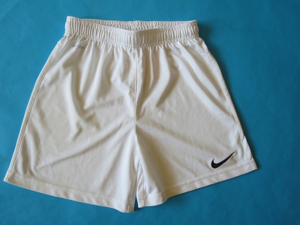 NIKE - Super białe sportowe spodenki - 137-147cm.