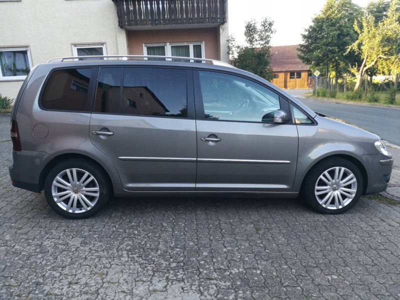 Drzwi przednie prawe vw touran LD7S kompletne 7565748508