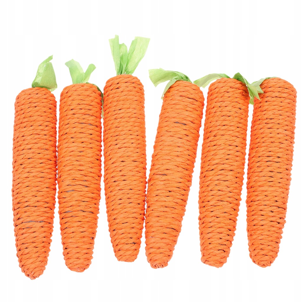 Twine Carrots Stuffed Toy 6 Pcs