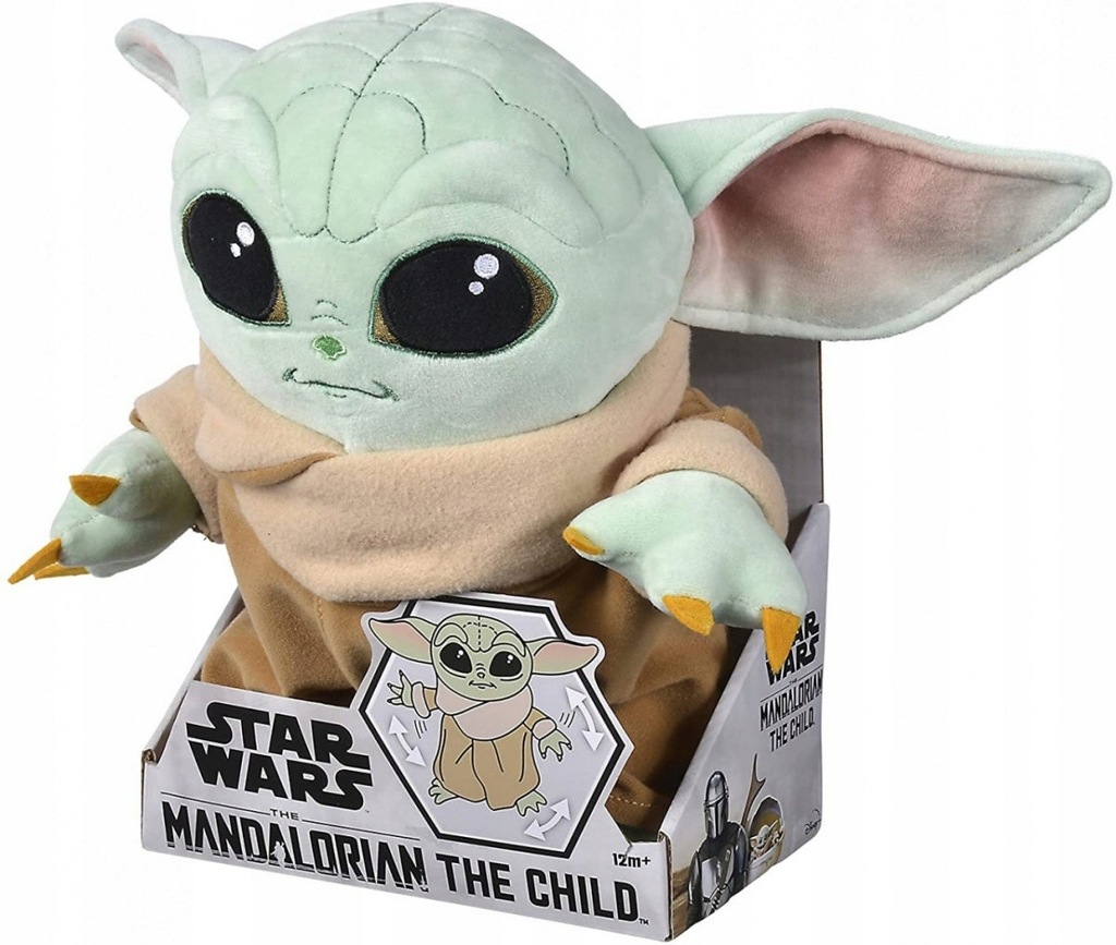 Maskotka Disney Mandalorian Baby Yoda ruchoma 30 c