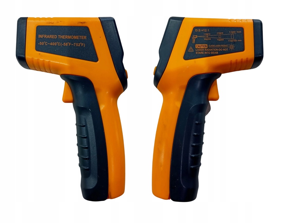 Cyfrowy termometr laserowy na podczerwień