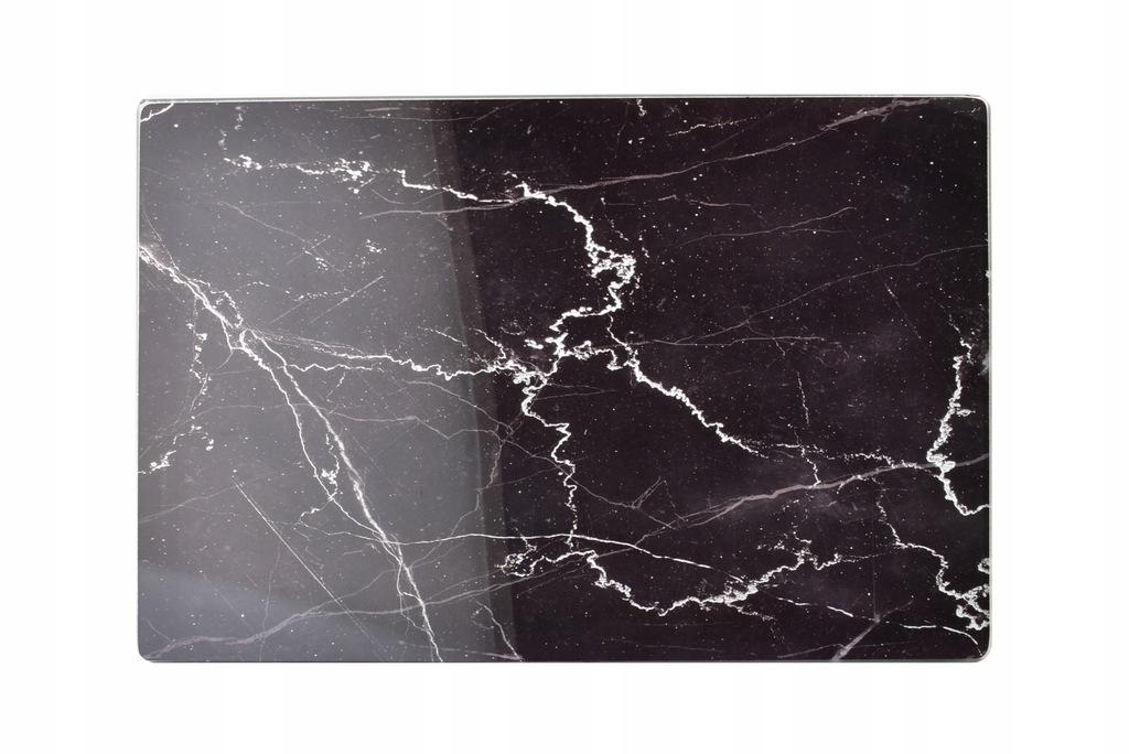 ARIA Deska do krojenia 20x30cm szklana czarny marmur