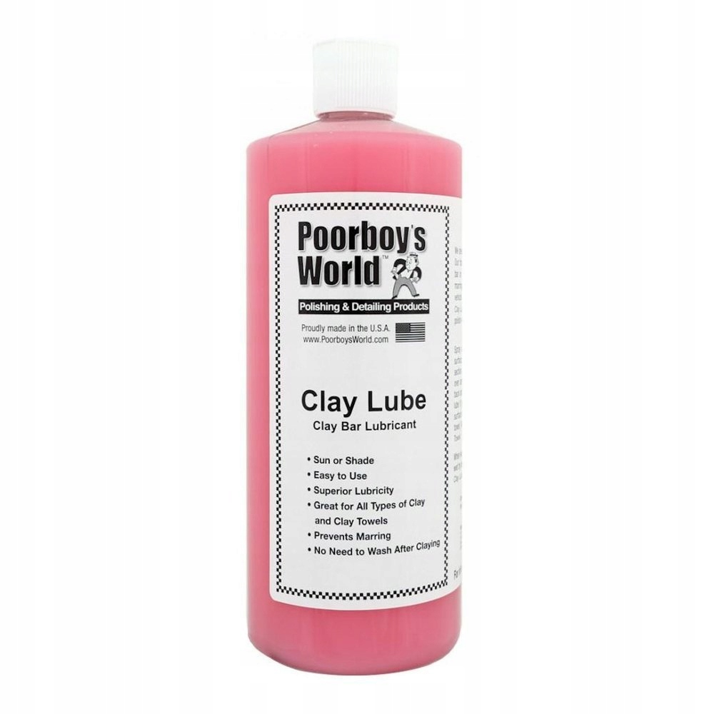 POORBOY'S CLAY LUBE ZAPEWNIA POŚLIZG GLINKI 946ml