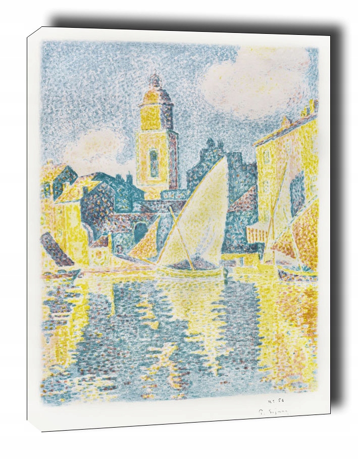 The Port, Saint–Tropez, Paul Signac - obraz na płó