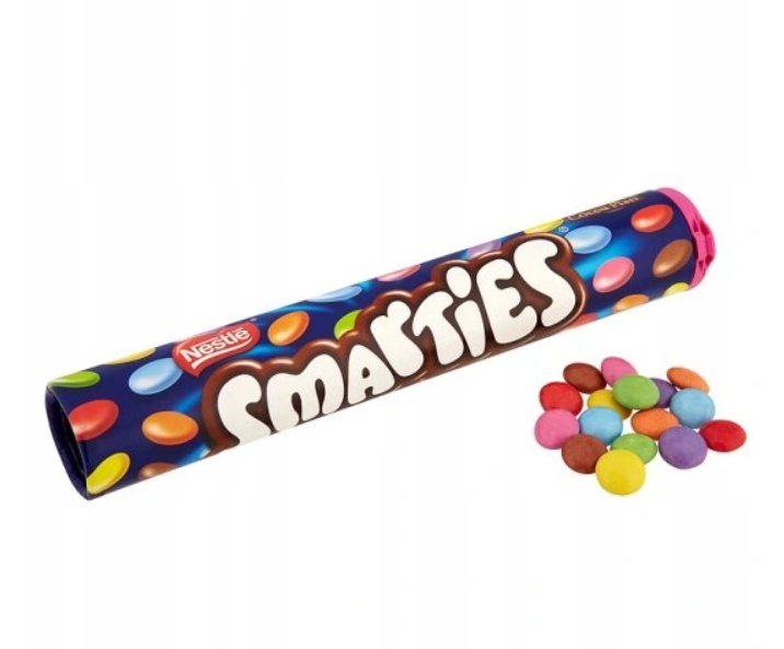 Lentilki Smarties duże Nestle draże kolorowe 130g