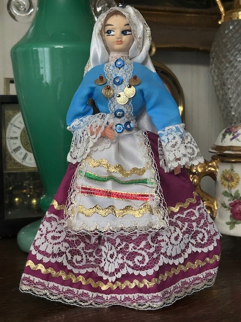 LALKA KOLEKCJONERSKA TRADYCJONALNA FOLK LUDOWA GRECJA KRETA RODOS