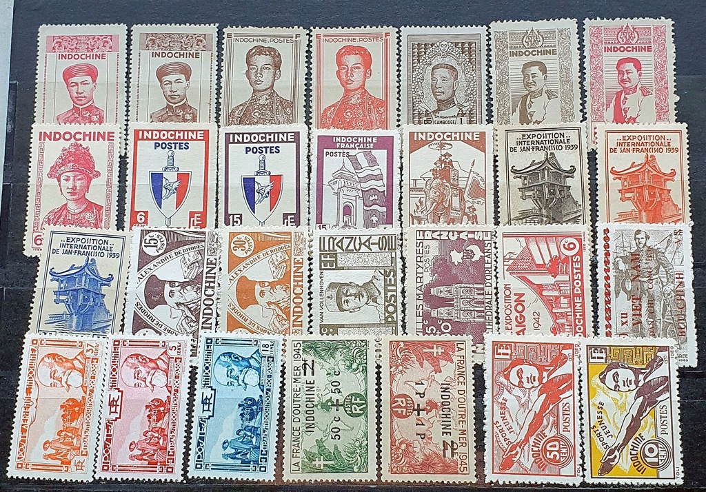 KOLONIE FRANCUSKIE INDOCHINY 1936/45