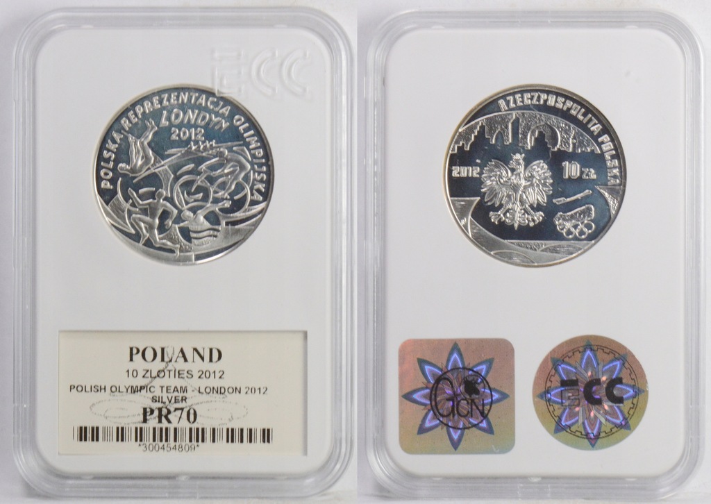 CG. 10 ZŁOTYCH 2012 OLIMPIADA - LONDYN PR70 22.02