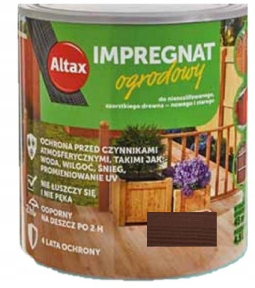 Impregnat ogrodowy drewno Altax Palisander 4,5 l