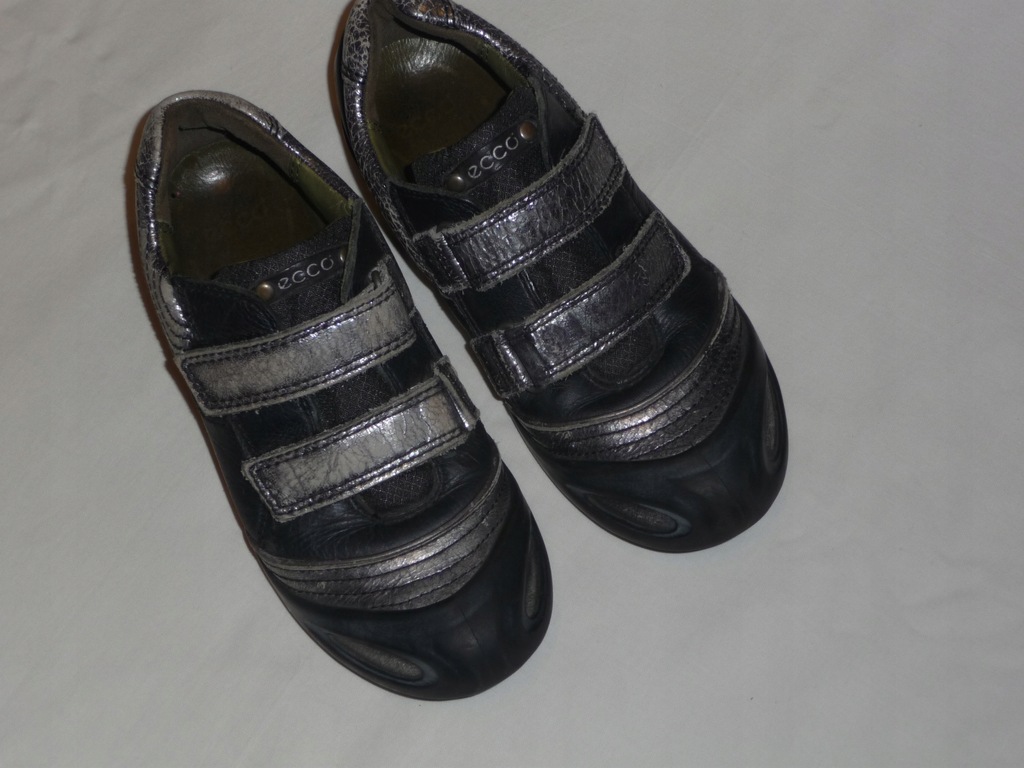 Ecco półbuty buty skóra roz 34 wkł 21 21,5 cm