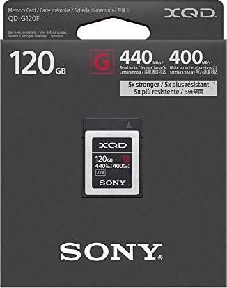 Karta pamięci Sony XQD 120GB 440MB/s QD-G120F/J