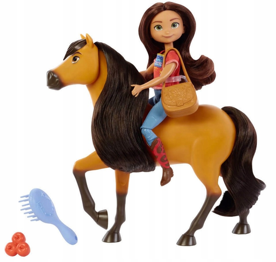 MATTEL MUSTANG Z DZIKIEJ DOLINY LALKA LUCKY I KOŃ 11852689631 oficjalne archiwum Allegro