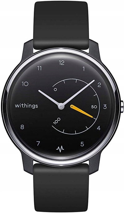 WITHINGS MOVE ECG ZEGAREK FITNES CZARNY