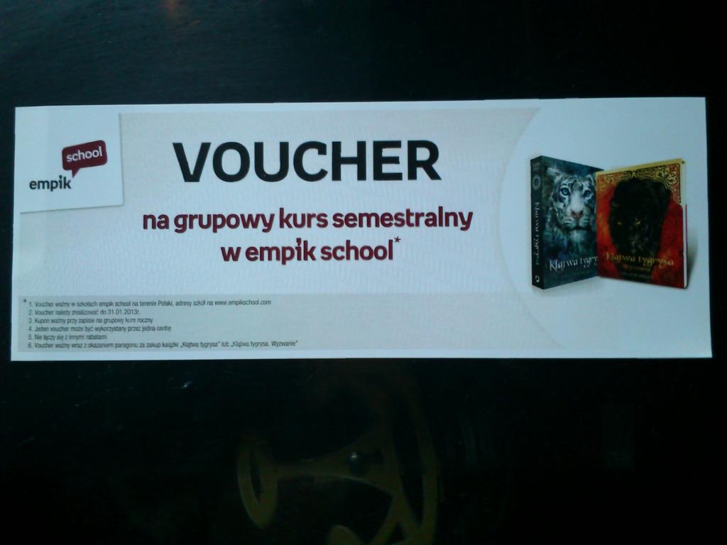 Voucher na grupowy kurs semestralny w empik school