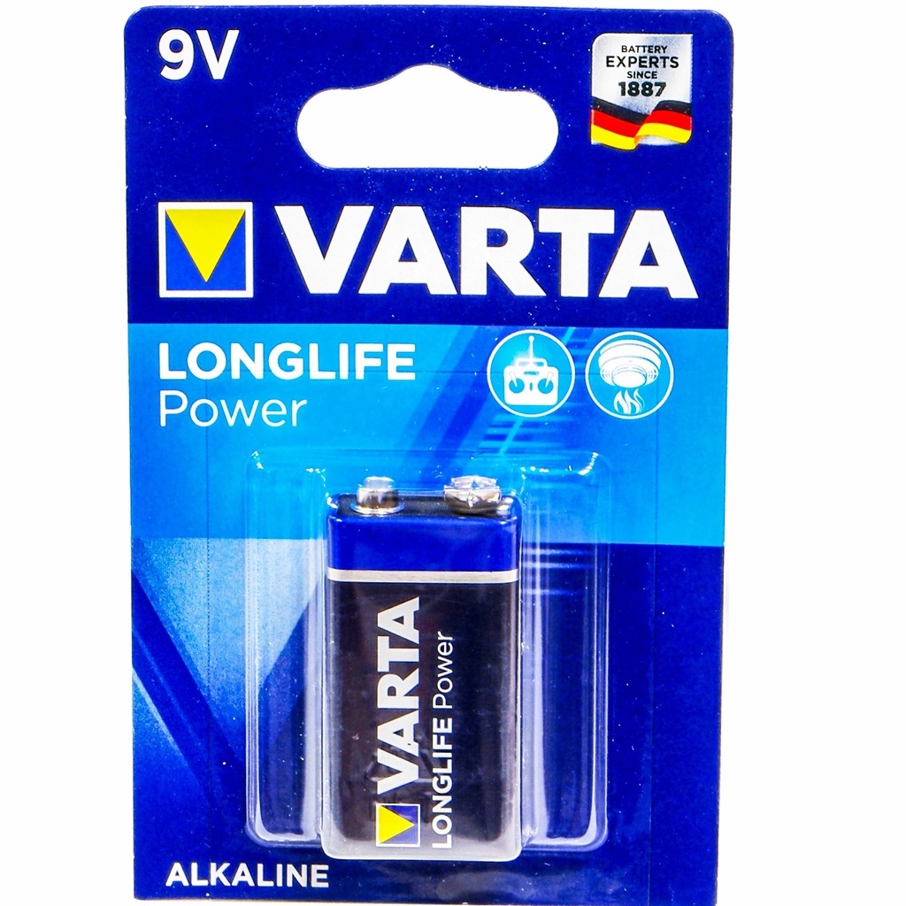 Bateria Varta Longlife Power alkaliczna 6LR61 9V