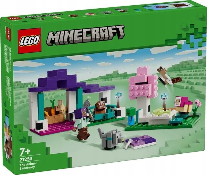 LEGO MINECRAFT 21253 REZERWAT ZWIERZĄT -