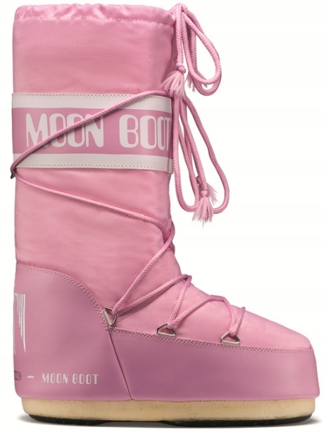 Ciepłe Śniegowce damskie Moon Boot Icon Nylon 063 Pink 39/41