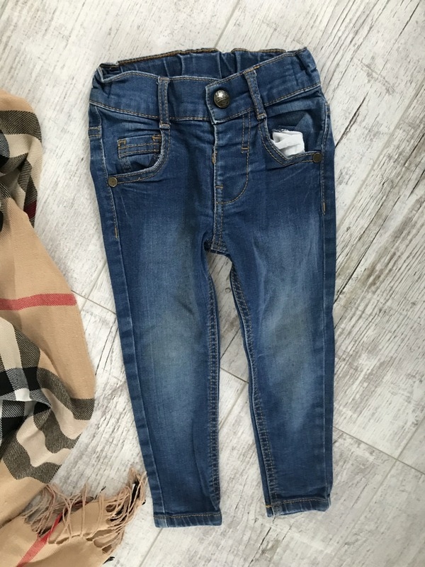 F&F_ CHŁOPIĘCE spodnie rurki JEANS__82-86