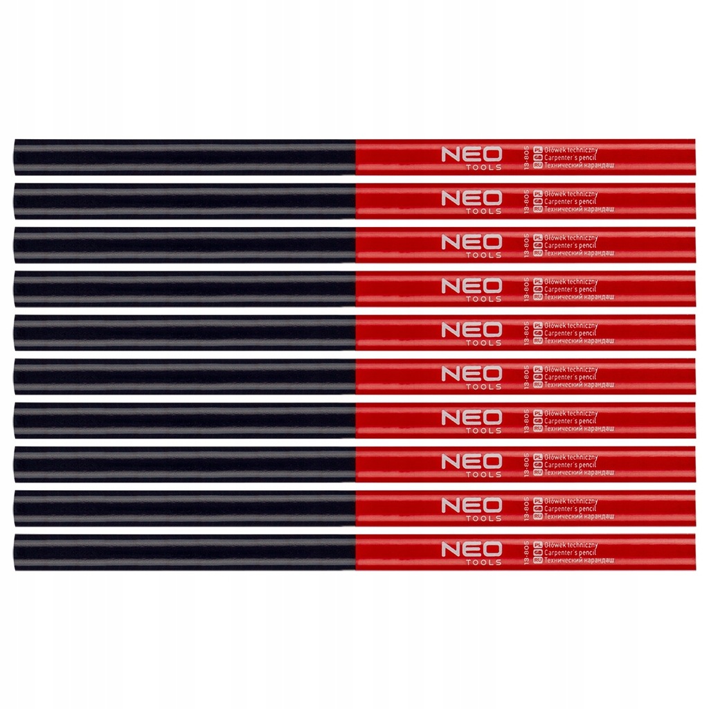 Ołówek techniczny czerwono-niebieski 12 sztuk