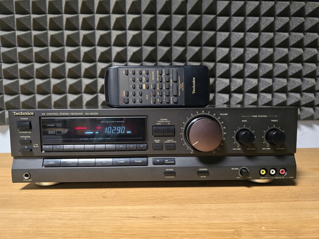 TECHNICS SA-GX230 AMPLITUNER STEREO TOPOWY STAN+ORYGINALNY PILOT TOPOWY !!!
