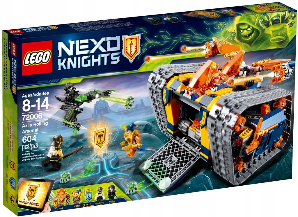 LEGO 72006 ARSENAŁ AXLA NOWE UNIKAT NEXO KNIGHTS