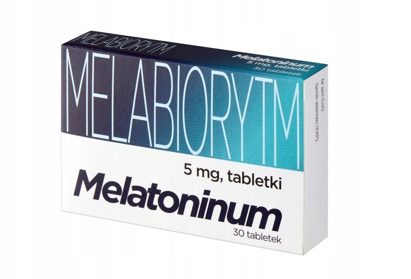 Melabiorytm 5 mg 30 tab.Lek na Sen Melatonina