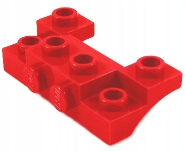 14365 LEGO 14520 6045891 zderzak czerwony 1szt