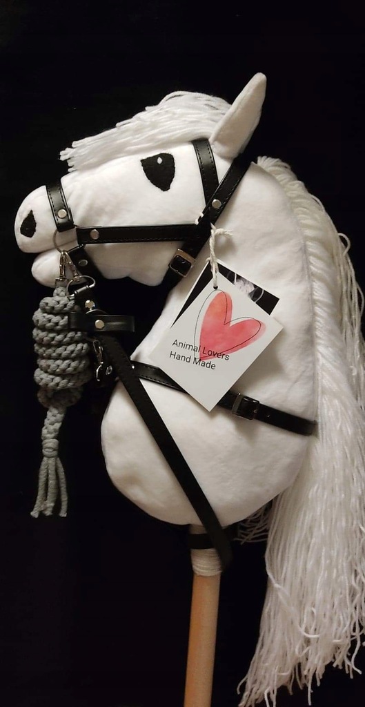 Biały hobby horse w zestawie 12425628481 oficjalne archiwum Allegro