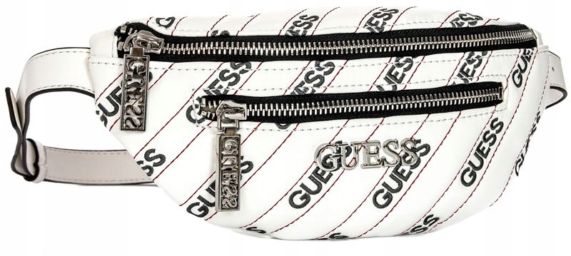 Nerka Guess HWGY7445800 Ronnie Belt Bag White 8738013721 oficjalne archiwum Allegro