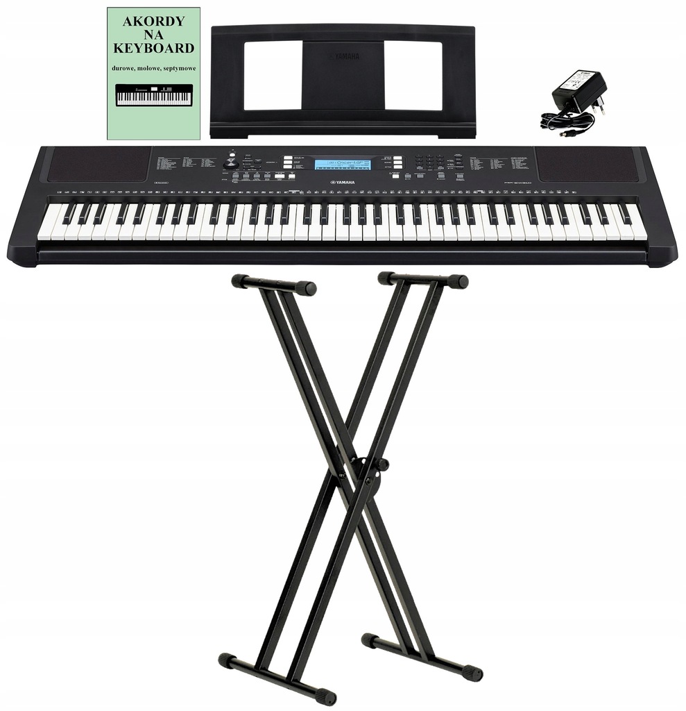 YAMAHA PSR-EW310 Duży Keyboard ze Statywem - 11854976968 - oficjalne ...