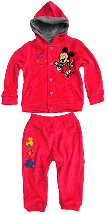 Welurowy Dres MYSZKA MICKEY komplet rozmiar 80