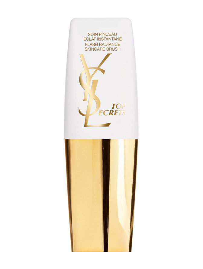 YSL Top Secrets Flash Radiance Skincare Brush prep