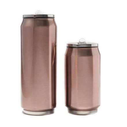 Yoko Design Isotherm tin can, Shiny Brown, Capacit