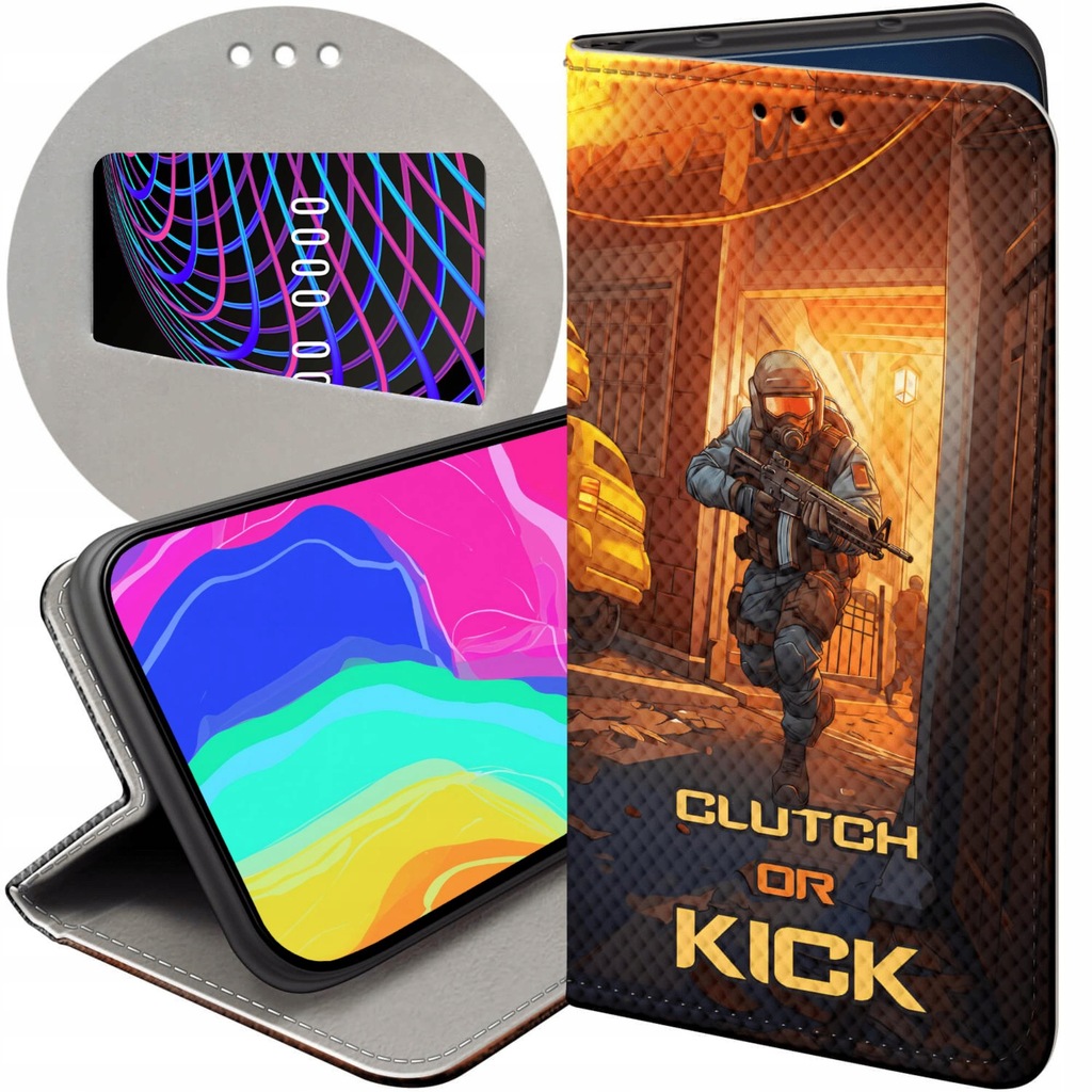 ETUI Z KLAPKĄ DO NOKIA G10 / G20 WZORY CS GO COUNTER-STRIKE FUTERAŁ CASE