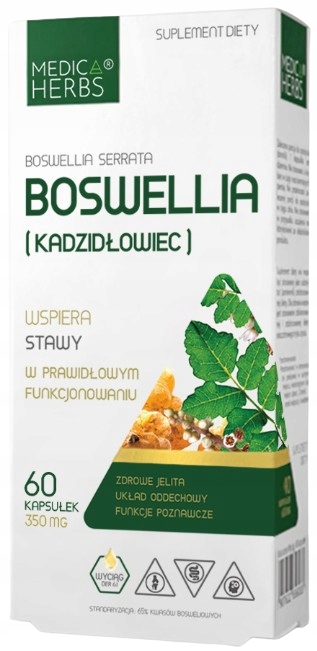 Medica Herbs BOSWELLIA 350 mg Kadzidłowiec NA STAWY 60 kaps.