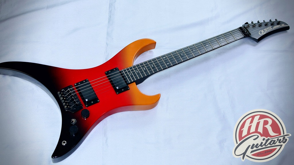 【QUEST 】ATAK 5 マツモク製 ギター QUEST ATAK 5, JAPONIA, 1985 rok, Matsumoku, case