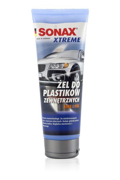 SONAX ŻEL DO PLASTIKÓW ZEWNĘTRZNYCH 250ML RYBNIK