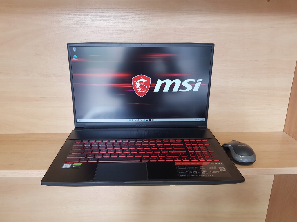 Laptop MSI GF75 Thin 9RCX 18854w - 12277755359 - oficjalne archiwum Allegro
