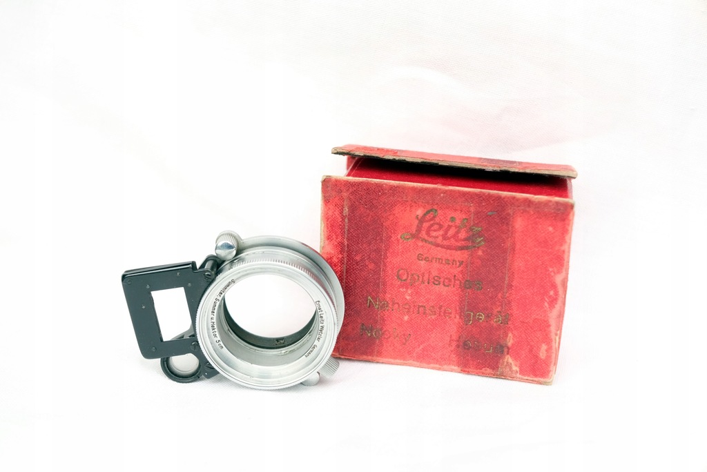 LEITZ Leica NOOKY Elmar 5 cm regulator zbliżenia