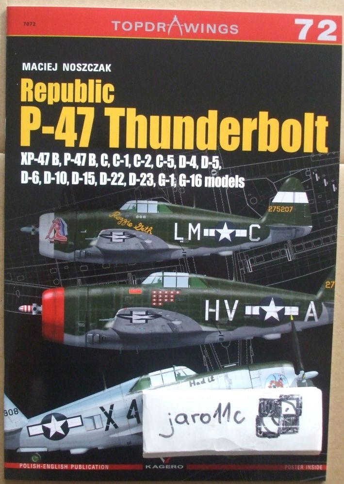 Купить P-47 Thunderbolt B,C,D,G — Чертежи Кагеро: отзывы, фото, характеристики в интерне-магазине Aredi.ru