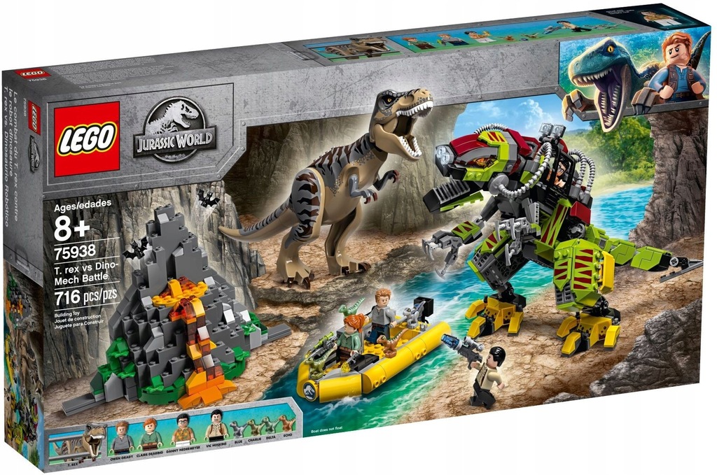 LEGO Tyranozaur i mechaniczny dinozaur 75938