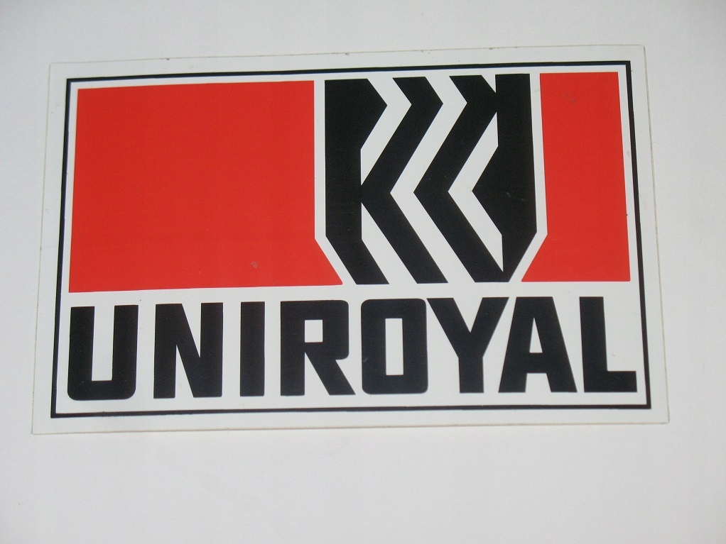 UNIROYAL naklejka z lat 80-tych