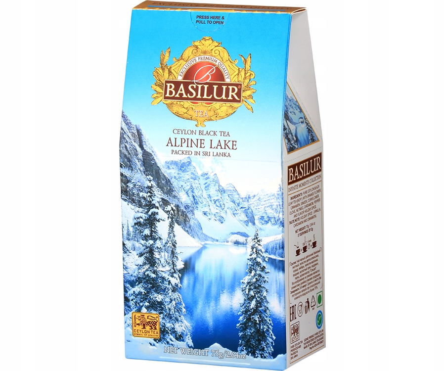 Herbata czarna liściasta BASILUR ALPINE LAKE 100 g
