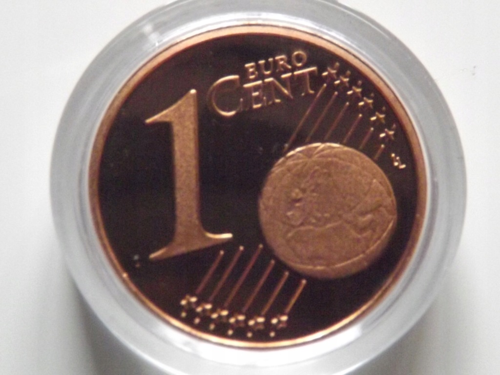 Holandia 1 eurocent 2000 LUSTRZANKA , 16.500 sztuk