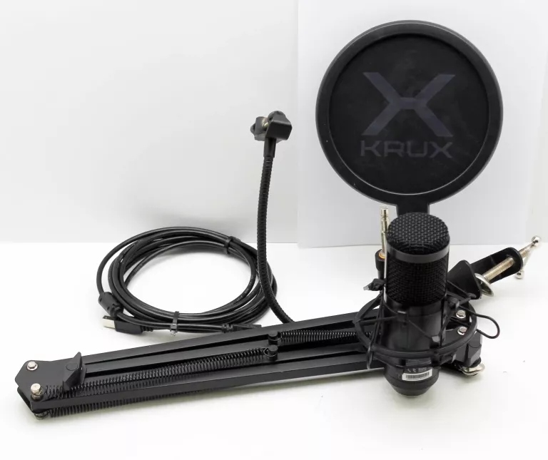 MIKROFON KRUX EDIS 1000 USB POJEMNOŚCIOWY CZARNY